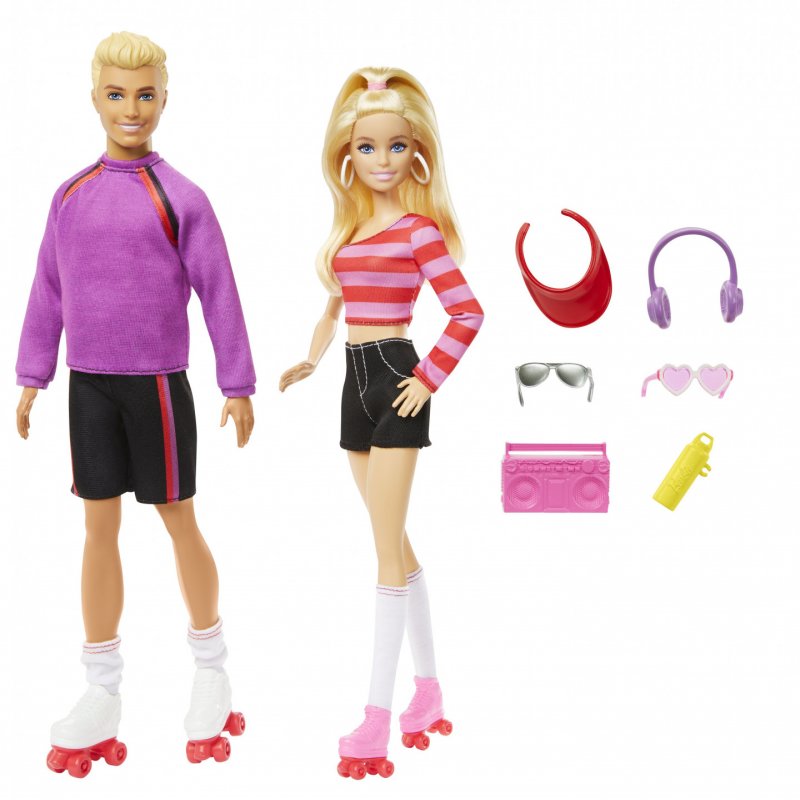 Ken & Barbie Fashionista-Puppen 2er-Set