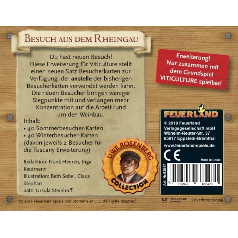 Viticulture: Besuch aus dem Rheingau (Erweiterung)