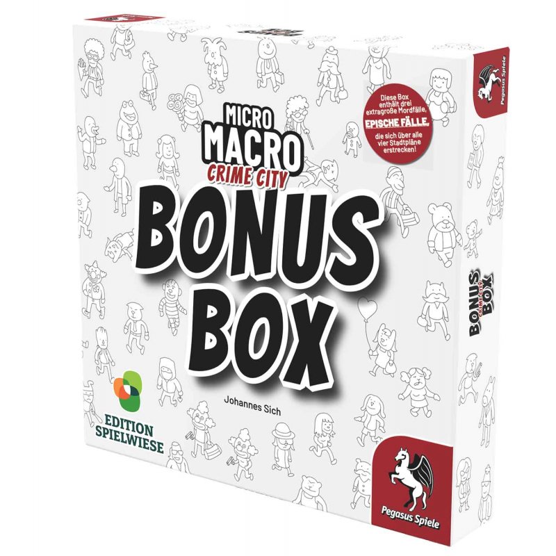 Pegasus Spiele MicroMacro: Crime City - Bonus Box Board game Family