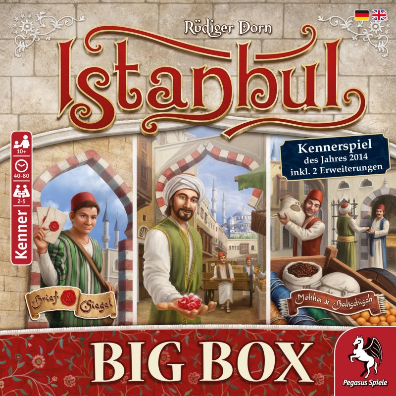 Pegasus Spiele ISTANBUL BIG BOX board/card game