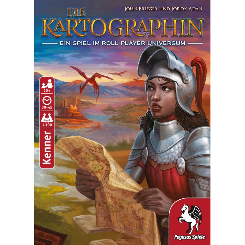 Pegasus Spiele Die Kartographin Board game Travel/adventure