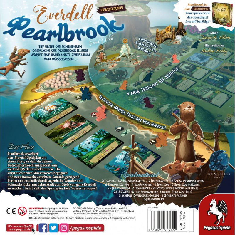 Pegasus Spiele 57604G board/card game Everdell 90 min Board game expansion Travel/adventure