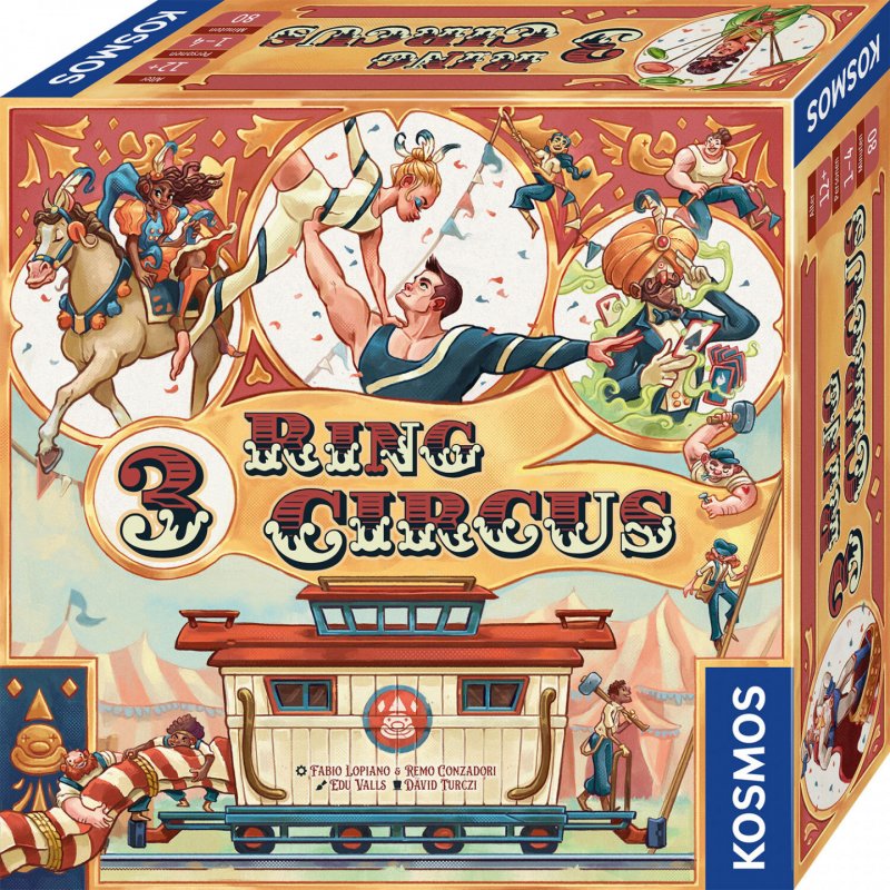 Kosmos 3 Ring Circus 80 min Jeu de société Stratégie