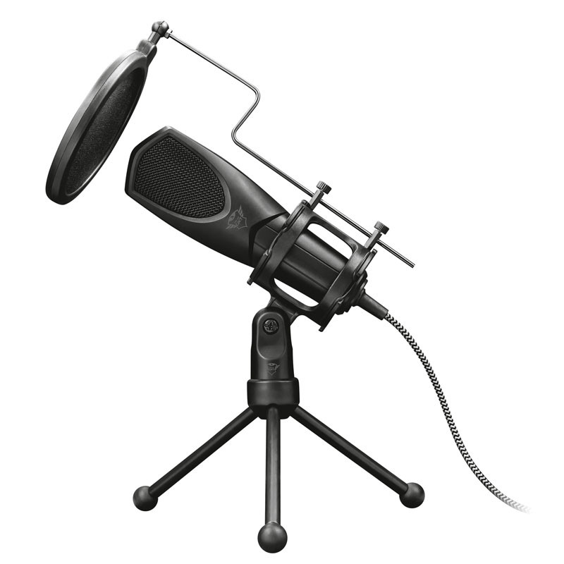 Trust GXT 232 Mantis Black PC microphone