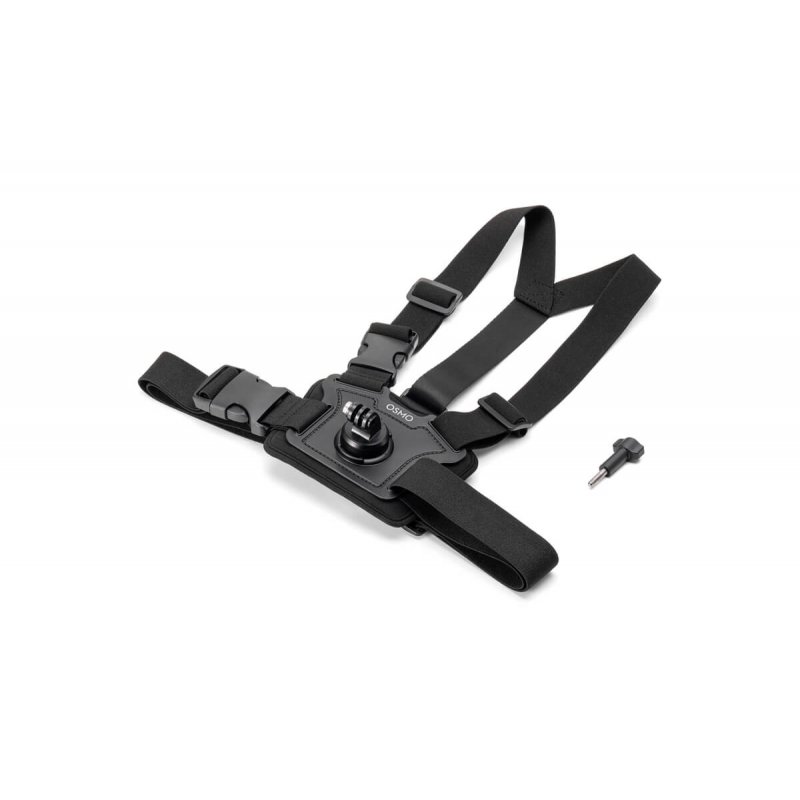 DJI Osmo Action Chest Strap Mount Sur objectif