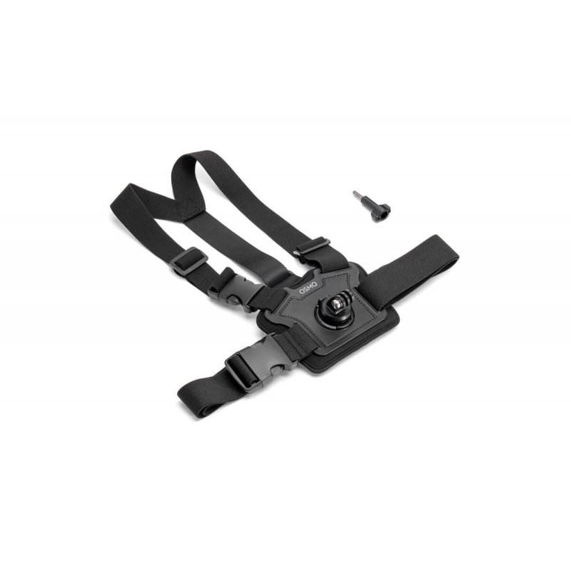DJI Osmo Action Chest Strap Mount Sur objectif