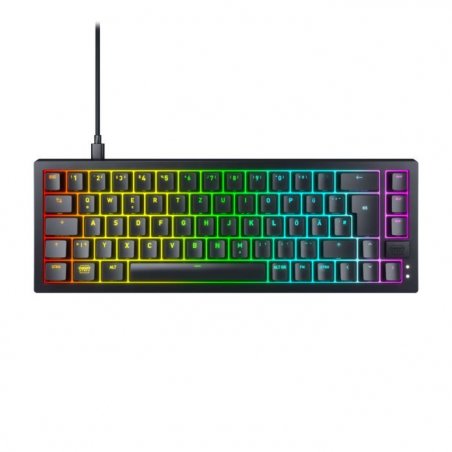 CHERRY XTRFY K5V2 Mechanische Gaming-Tastatur im 65 %-Format Kabelgebunden, DE-Layout, CHERRY MX2A Red-Switches,