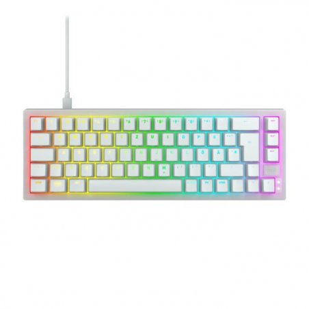 CHERRY XTRFY K5V2 Mechanische Gaming-Tastatur im 65 %-Format Kabelgebunden, DE-Layout, CHERRY MX2A Red-Switches,