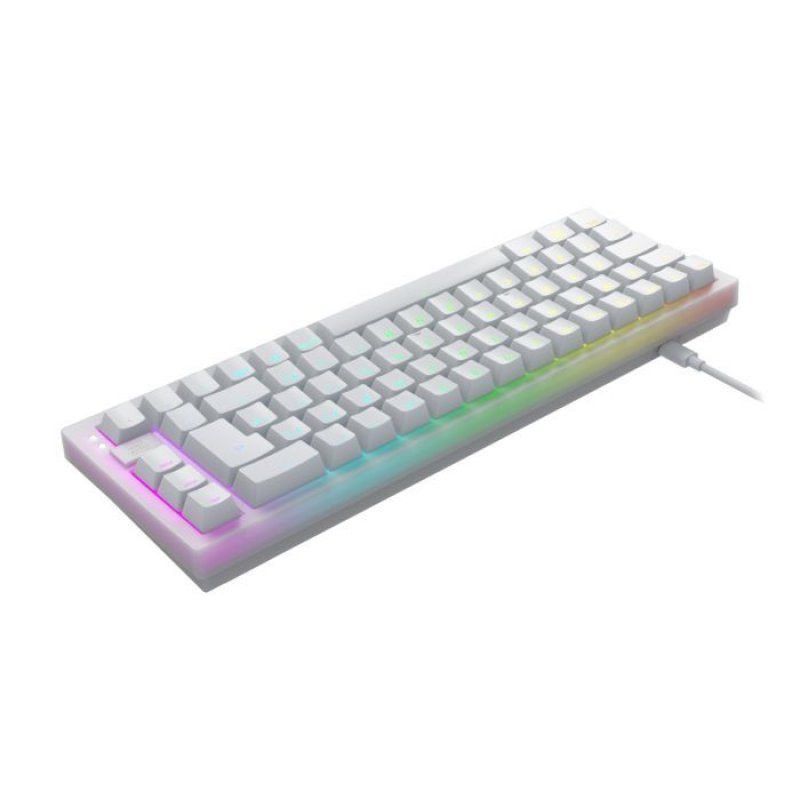 CHERRY XTRFY K5V2 Mechanische Gaming-Tastatur im 65 %-Format Kabelgebunden, DE-Layout, CHERRY MX2A Red-Switches,
