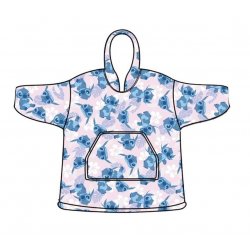 LILO & STITCH - Sweat Poncho - Taille Enfant (7-14 ans)