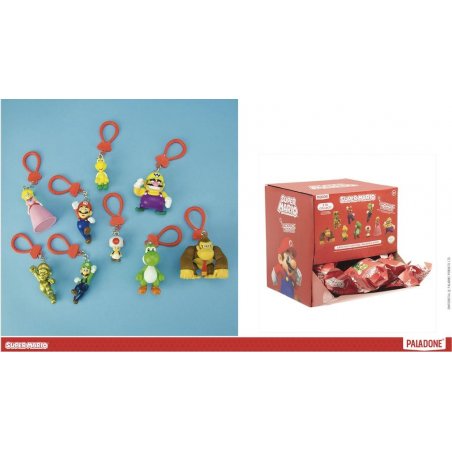 SUPER MARIO - Backpack Buddies (Display 24 Pcs)