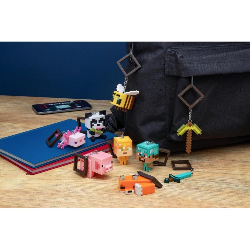 Mojang Studios - Minecraft Backpack Buddies (CDU de 24pcs)