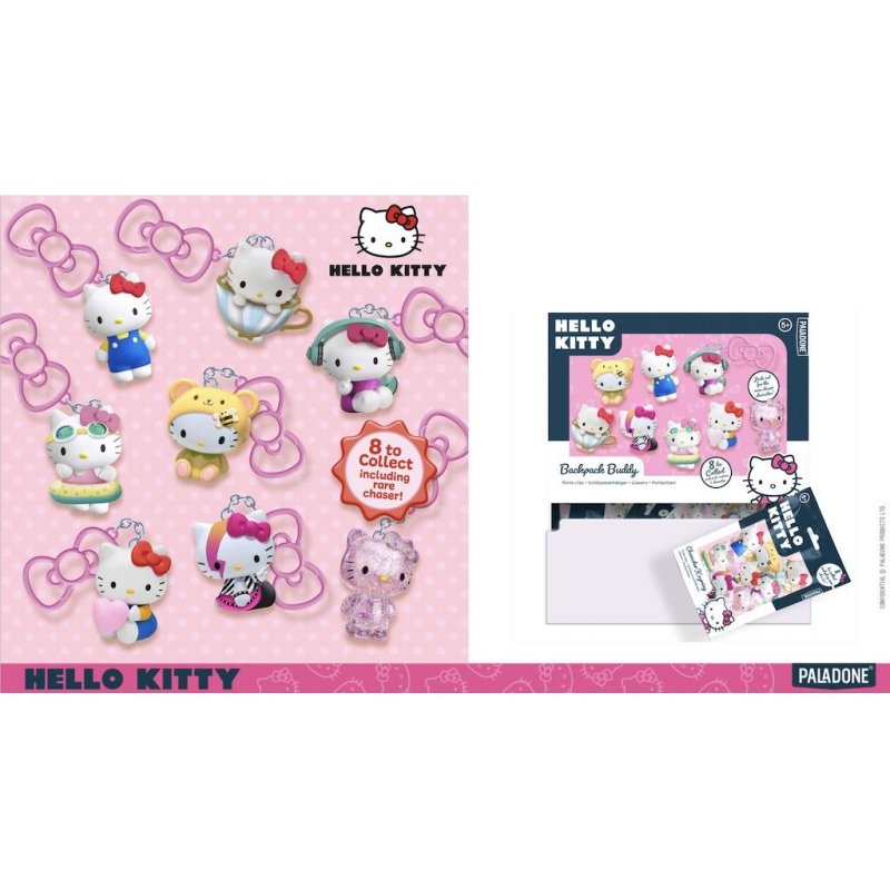 HELLO KITTY - Backpack Buddies (Display 24 Pcs)
