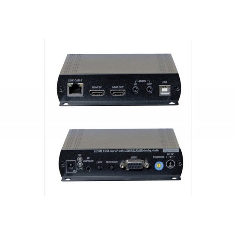 HDMI 1080P kvm & usb, RS232 , ir CAT5 over IP - transmitter