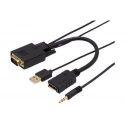 VGA AUDIO TO DISPLAYPORT CONVERTER