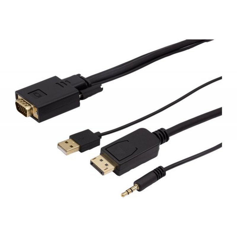 VGA audio TO DISPLAYPORT 2M cord