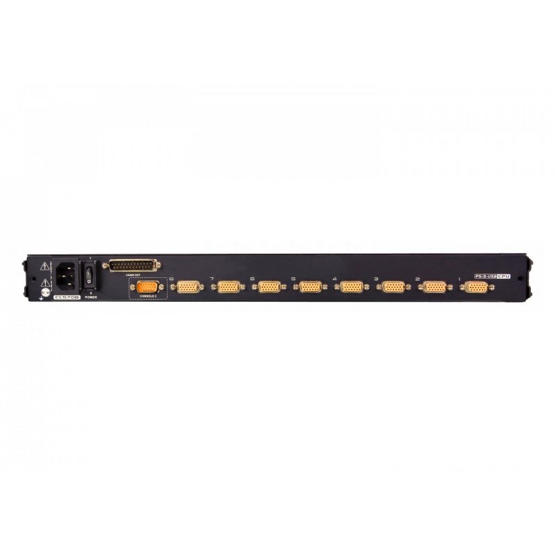 ATEN CL5708MW commutateur écran, clavier et souris Grille de montage Noir
