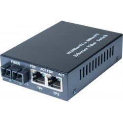 MEDIA CONVERTER MULTIMODE 100FX SC 2 RJ45-2 KM