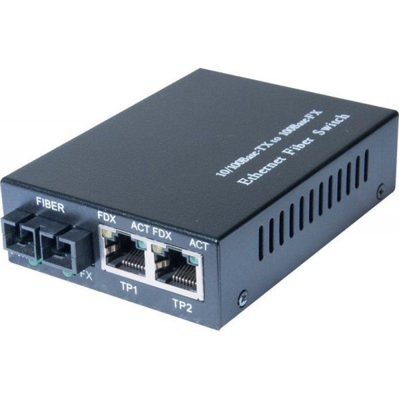 MEDIA CONVERTER MULTIMODE 100FX SC 2 RJ45-2 KM