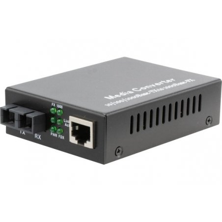 10/100/1000 to 1000SX Media conv. MultiMode Duplex SC 550m