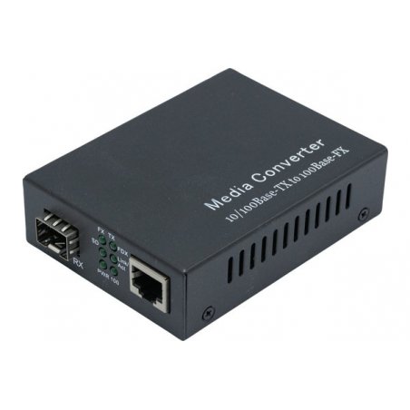 GIGABIT 10/100/1000 TO SFP PORT MEDIA CONVERTER