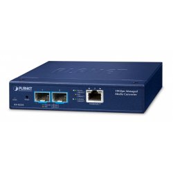 PLANET 1-Port convertisseur de support réseau Bleu