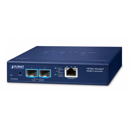 PLANET 1-Port network media converter Blue