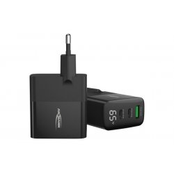 WALL USB CHARGER 3 PORTS QC TYPE C PD 65W