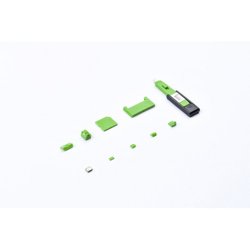 Smartkeeper U04GN bloqueur de port Clé de bloqueur de port USB Type-C Vert 1 pièce(s)
