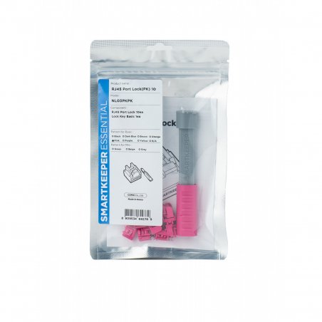 Smartkeeper NL03PKPK port blocker Port blocker key RJ-45 Pink 1 pc(s)