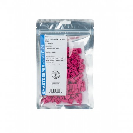 SMARTKEEPER / 100x RJ45 Blockers Pink