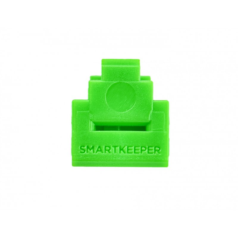 SMARTKEEPER / 4x RJ11 Port Blockers w/ 1x LockKey Mini Green