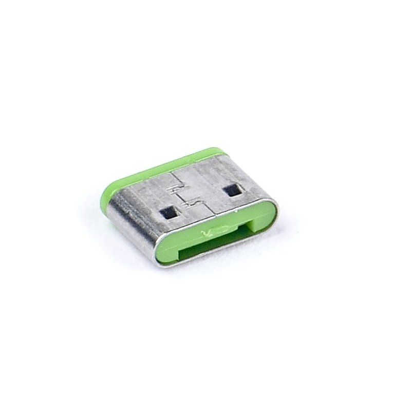 SMARTKEEPER / 4x USB-C Blockers with 1x Lock Key Mini Green