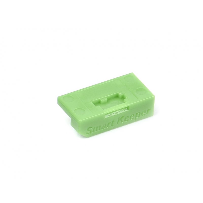 SMARTKEEPER/4x Display Port Block. w/ 1x Lock Key Mini Green
