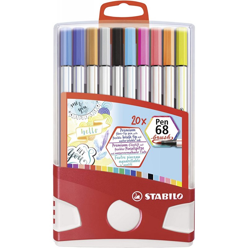 Stabilo - Pen 68 Brush Color Parade (204023)
