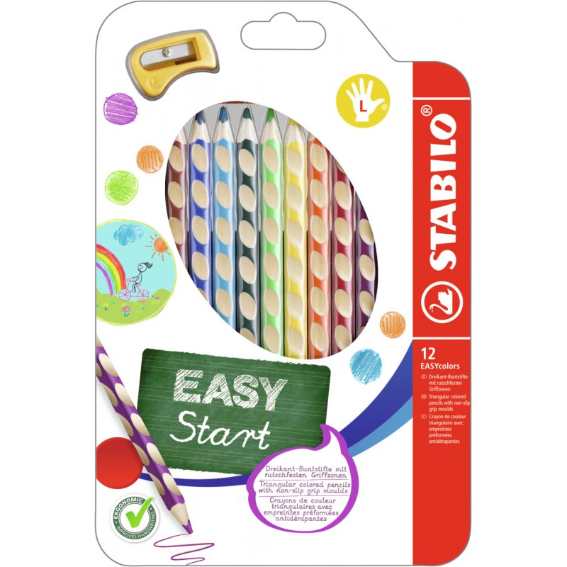 Stabilo - Easycolor L 12-stk (208625)