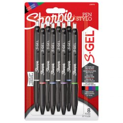 Sharpie - S-Gel 0,7 mm 8-Blister (2198778)