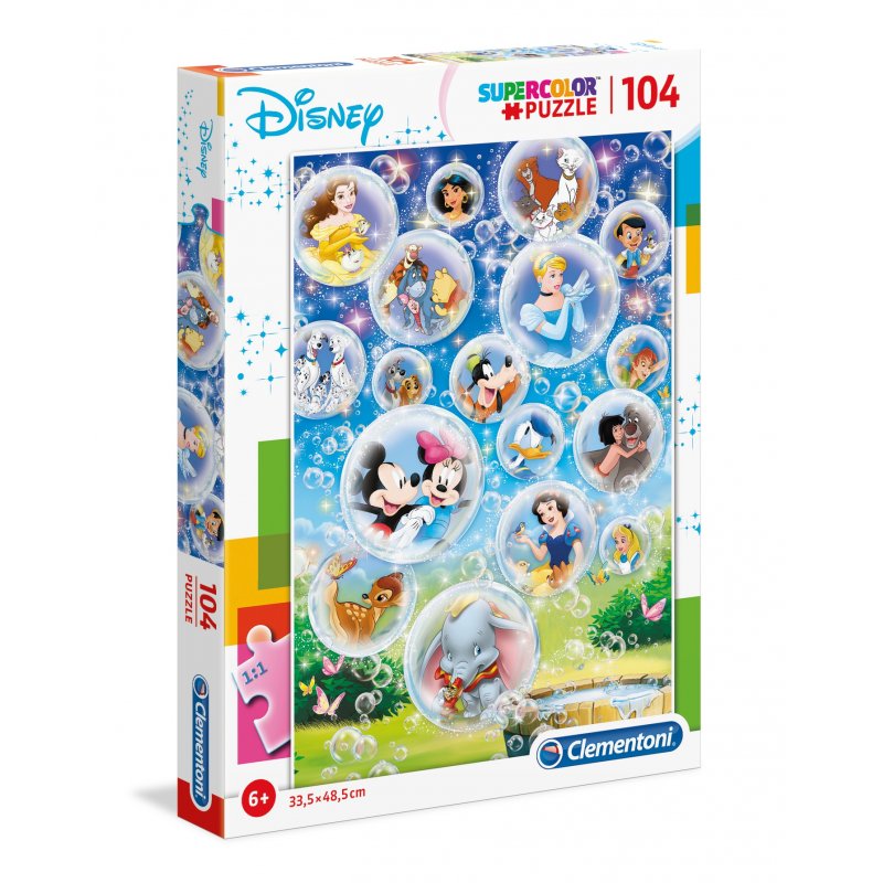 Clementoni - Puzzle Super - Disney Characters (104 pcs) (27119)