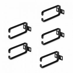 1U CABLE MANAGEMENT D-RINGS - 5-PACK VERTICAL CABLE MANAGER HO