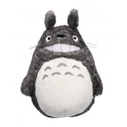 MON VOISIN TOTORO - Totoro Gris Souriant - Peluche Acrylique M