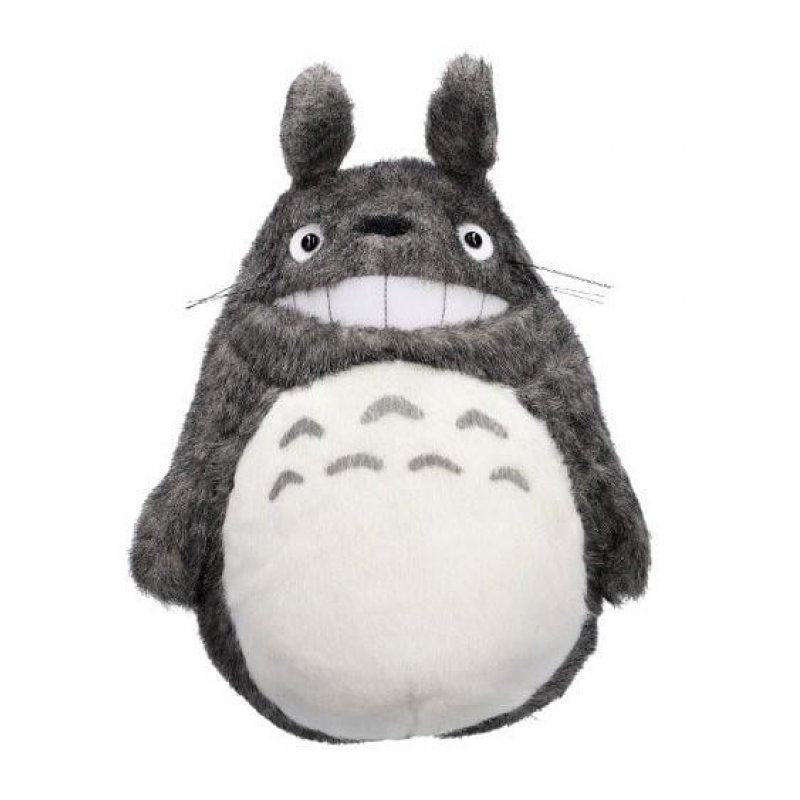 MON VOISIN TOTORO - Totoro Gris Souriant - Peluche Acrylique M