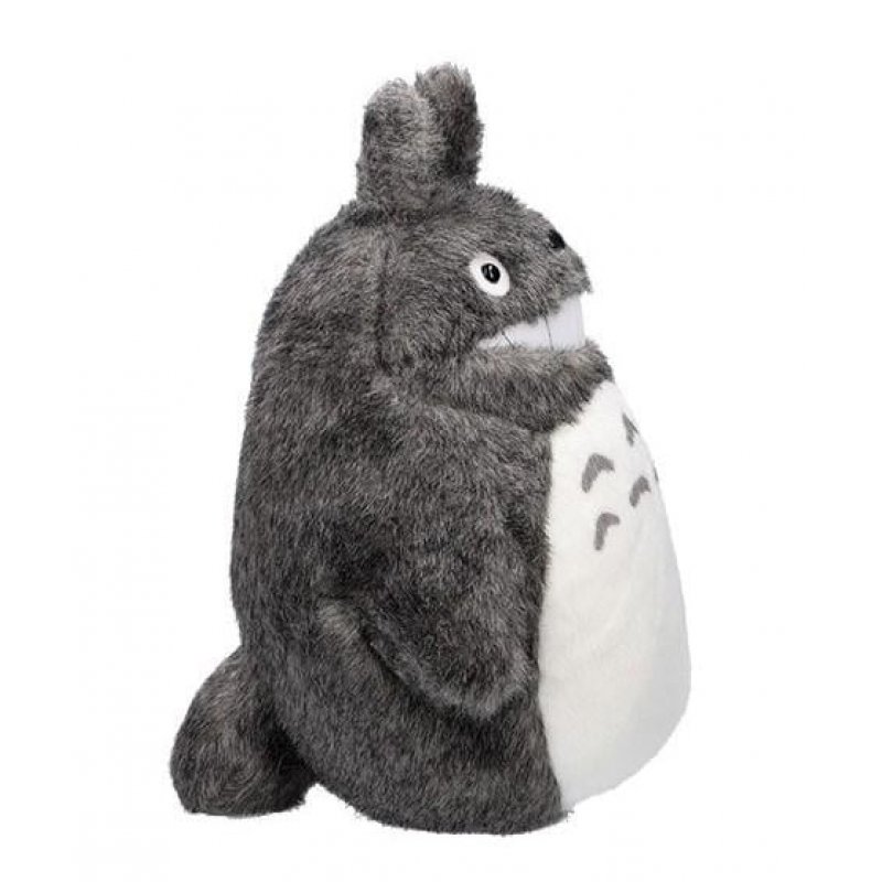 MON VOISIN TOTORO - Totoro Gris Souriant - Peluche Acrylique M