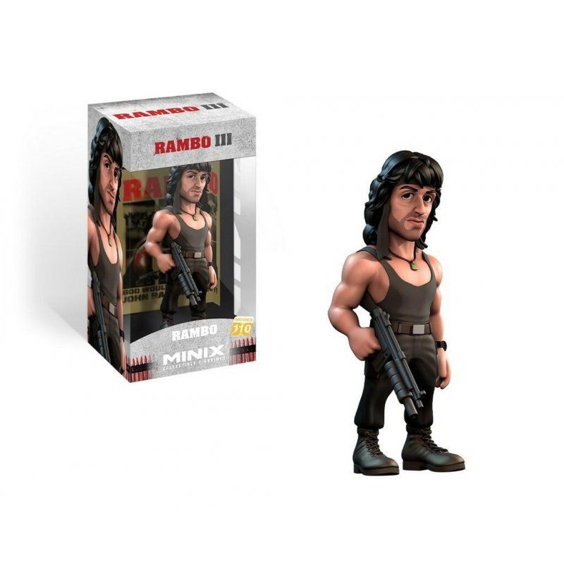 RAMBO 3 - Rambo en T-Shirt - Figurine Minix 12cm