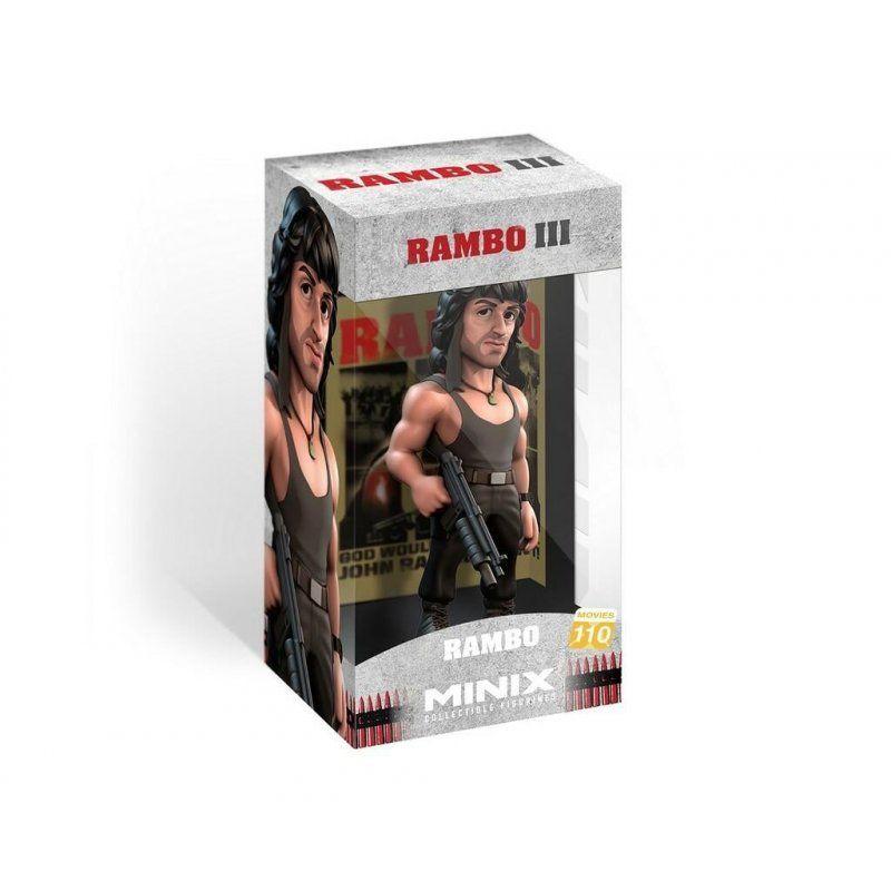 RAMBO 3 - Rambo en T-Shirt - Figurine Minix 12cm