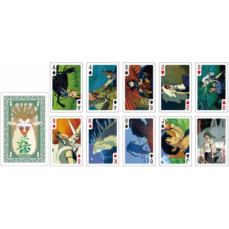 GHIBLI - Princesse Mononoke - Jeu de cartes à jouer (54 cartes)