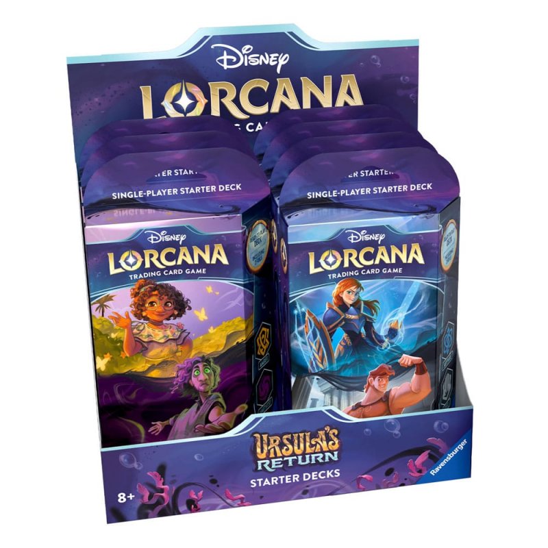 Disney Lorcana TCG présentoir decks de démarrage Ursula's Return (8) *ANGLAIS*
