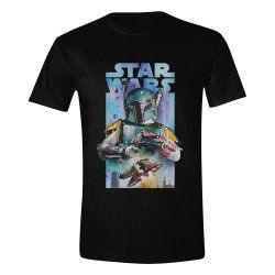 Star Wars T-Shirt Boba Fett Poster (L)
