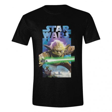 Star Wars T-Shirt Yoda Poster (M)