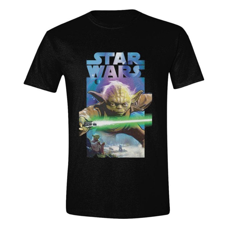 Star Wars T-Shirt Yoda Poster (S)