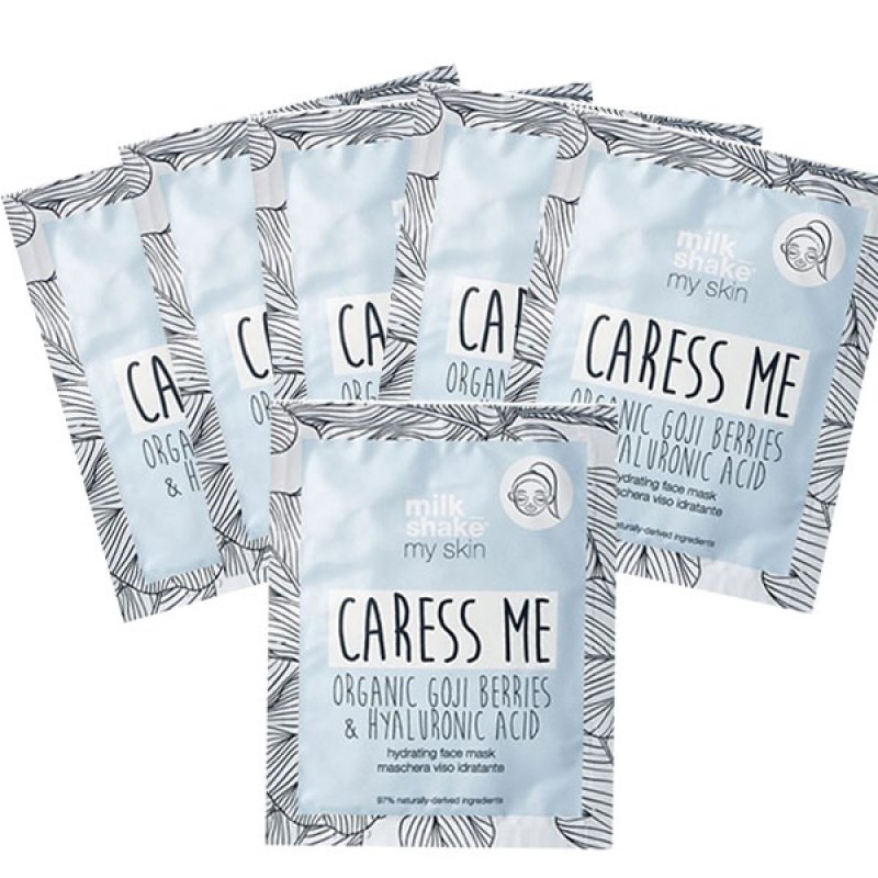 Set Milk Shake My Skin Goji Berries & Hyaluronic Acid, Masca pentru Fata, 6buc